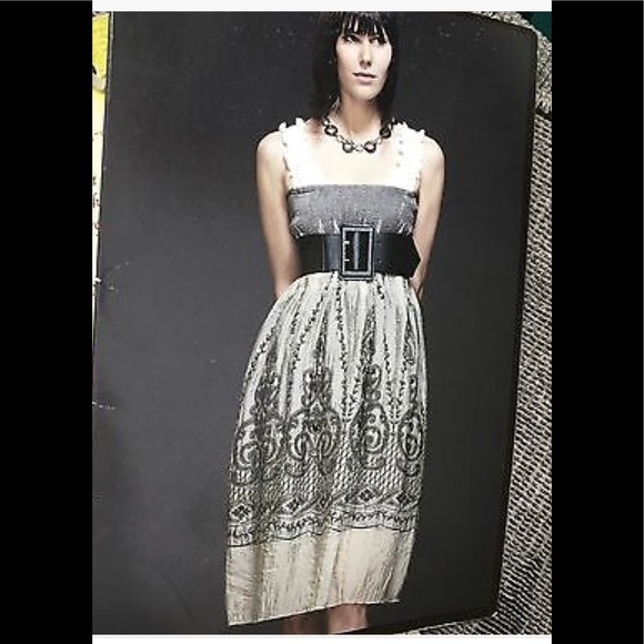 SOLD Anthropology Lapis dress S/L - Picture 2 of 5